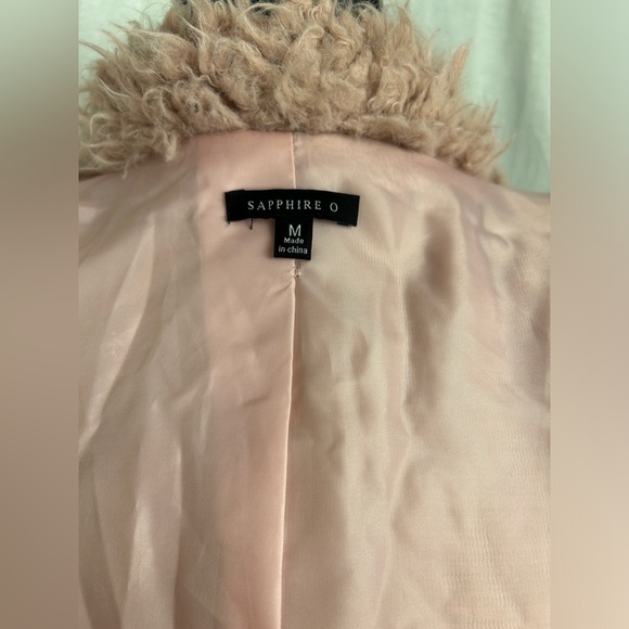 Dusty Rose Faux-Fur Jacket - Picture 7 of 7